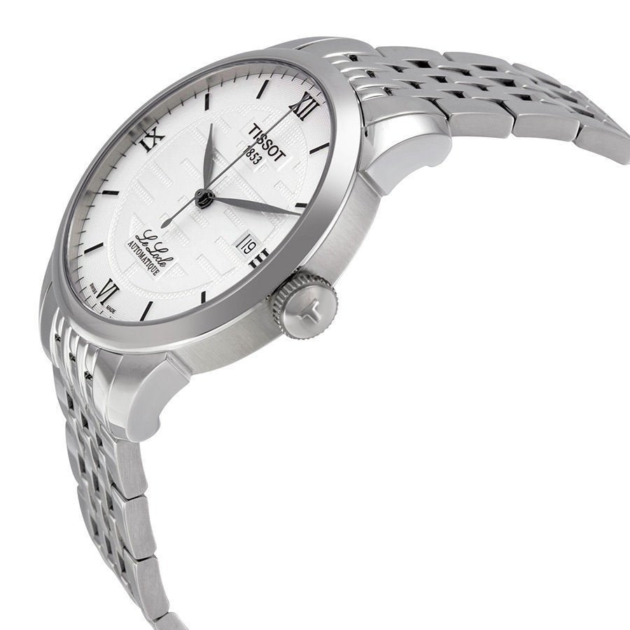 Tissot Le Locle Double Happiness Automatic Silver Dial Silver Steel Strap Watch For Men - T41.1.833.50 Buy Now By Tissot