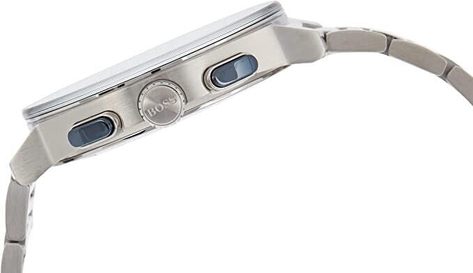 Hugo Boss Peak Chronograph Blue Dial Silver Steel Strap Watch for Men - 1513763 Buy Now By Hugo Boss