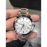 Burberry The City White Dial Silver Steel Strap Watch for Men - BU9750 Buy Now By Burberry