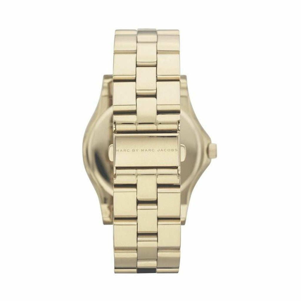 Marc Jacobs Rivera White Dial Gold Steel Strap Watch for Women - MBM3137 Buy Now By Marc Jacobs