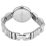 Calvin Klein Wavy Black Dial Silver Steel Strap Watch for Women - K9U23141 Buy Now By Calvin Klein