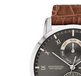 Tommy Hilfiger Kane Grey Dial Brown Leather Strap Watch for Men - 1710398 Buy Now By Tommy Hilfiger