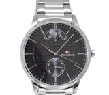 Tommy Hilfiger Hunter Grey Dial Silver Steel Strap Watch for Men - 1791608 Buy Now By Tommy Hilfiger