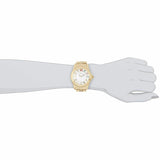 Marc Jacobs Rivera White Dial Gold Steel Strap Watch for Women - MBM3137 Buy Now By Marc Jacobs