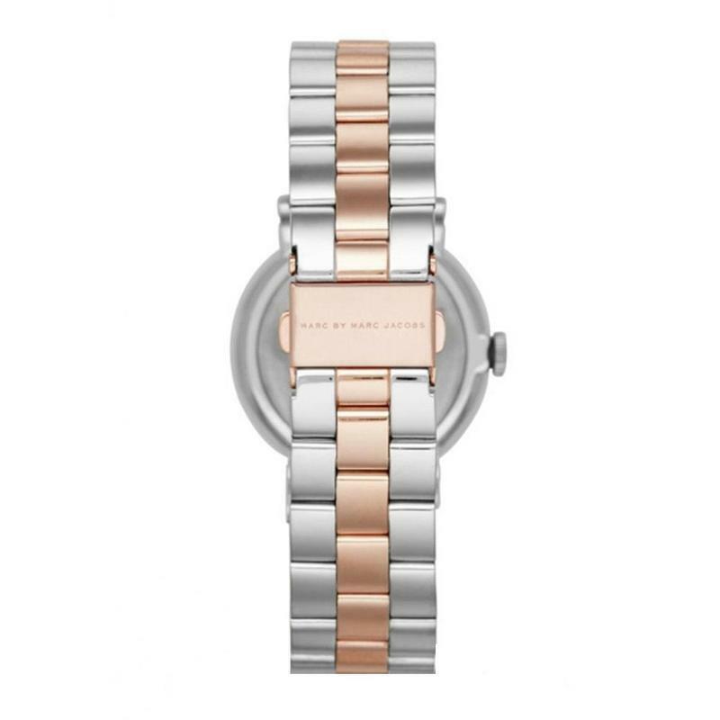 Marc Jacobs Baker White Dial Two Tone Steel Strap Watch for Women - MBM3312 Buy Now By Marc Jacobs
