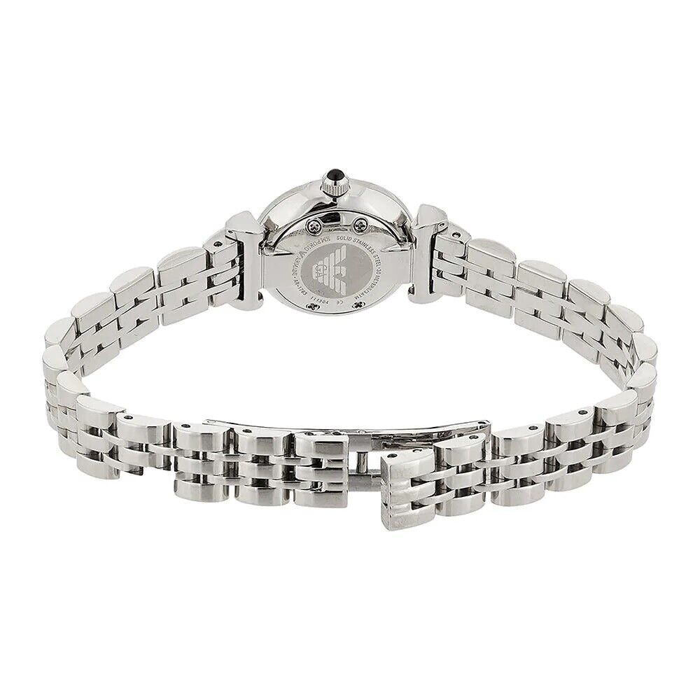 Emporio Armani Gianni Blue Dial Silver Steel Strap Watch For Women - AR1961 Buy Now By Emporio Armani