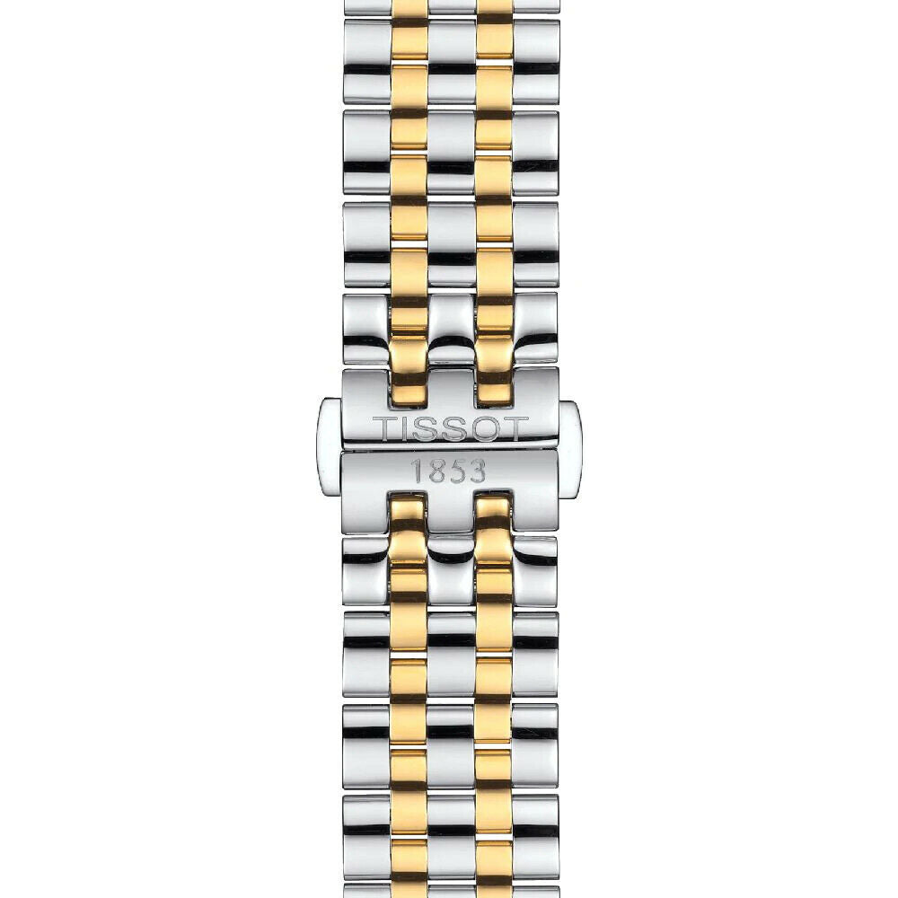 Tissot Carson Premium Powermatic 80 White Dial Two Tone Steel Strap Watch For Men - T122.407.22.031.00 Buy Now By Tissot