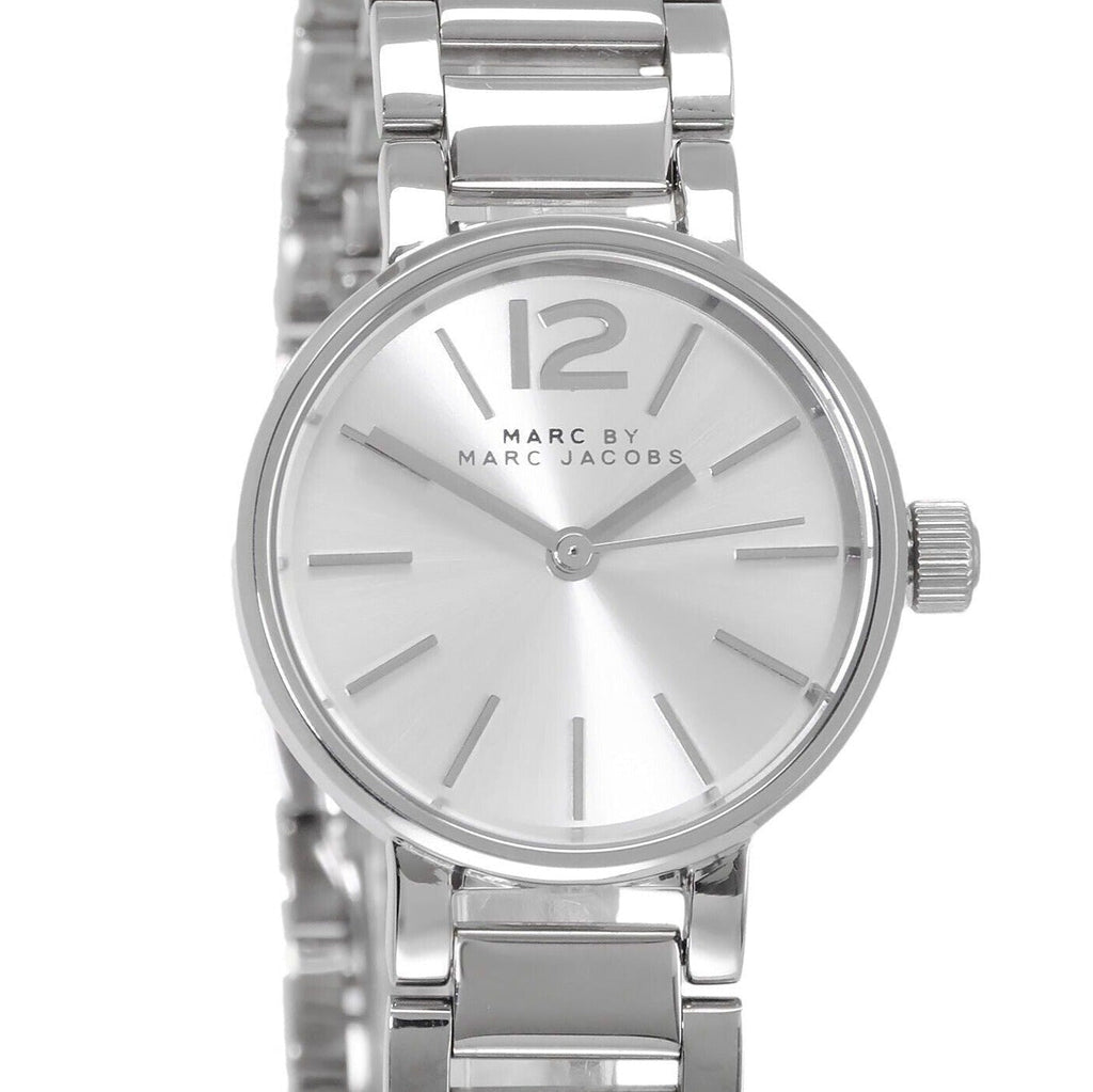 Marc Jacobs Peggy Silver Dial Silver Steel Strap Watch for Women - MBM3404 Buy Now By Marc Jacobs