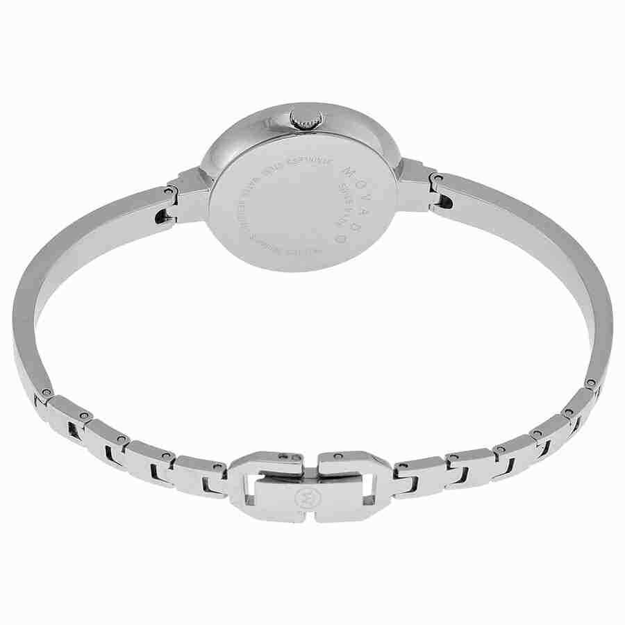 Movado Bela Museum Pink Dial Silver Steel Strap Watch For Women - 0606596 Buy Now By Movado