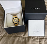 Gucci Dive Tiger Yellow Dial Yellow Rubber Strap Watch For Men - YA136317 Buy Now By Gucci