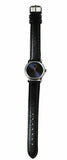 Movado Museum Blue Dial Black Leather Strap Watch For Women - 2100010 Buy Now By Movado