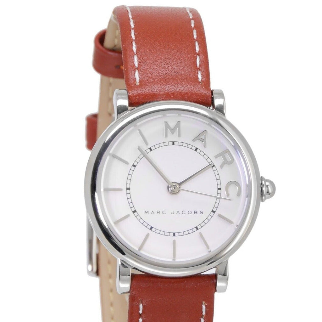 Marc Jacobs Roxy Silver Dial Brown Leather Strap Watch for Women - MJ1572 Buy Now By Marc Jacobs