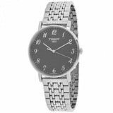 Tissot T Classic Everytime Quartz Black Dial Silver Steel Strap Watch for Men - T109.410.11.072.00 Buy Now By Tissot
