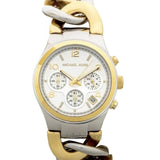 Michael Kors Runway White Dial Two Tone Steel Strap Watch for Women - MK3199 Buy Now By Michael Kors