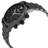 Emporio Armani Luigi Ceramic Chronograph Black Dial Black Strap Watch For Men - AR1509 Buy Now By Emporio Armani