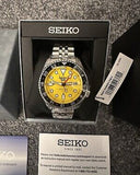 Seiko 5 Sport SKX GMT US Special Creation Automatic Yellow Dial Silver Steel Strap Watch for Men - SSK017K1 Buy Now By Seiko