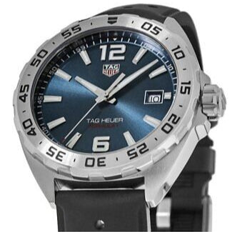 Tag Heuer Formula 1 Quartz Blue Dial Black Rubber Strap Watch for Men - WAZ1118.FT8023 Buy Now By Tag Heuer