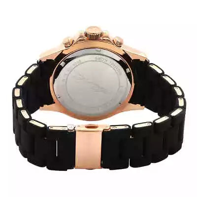 Michael Kors Everest Chronograph Black Dial Black Silicone Strap Watch For Men - MK9055 Buy Now By Michael Kors