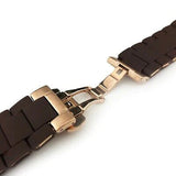 Emporio Armani Sportivo Chronograph Brown Dial Brown Silicone Strap Watch For Men - AR5891 Buy Now By Emporio Armani