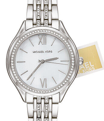 Michael Kors Mindy White Dial Silver Steel Strap Watch For Women - MK7075 Buy Now By Michael Kors