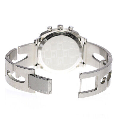 Gucci Grip Quartz Chronograph Red Dial Silver Steel Strap Watch For Men - YA157303 Buy Now By Gucci