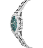 Versace Greca Action Chronograph Quartz Green Dial Silver Steel Strap Watch for Men - VE3J00422 Buy Now By Versace