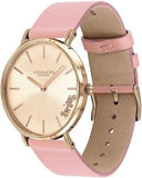 Coach Perry Rose Gold Dial Pink Leather Strap Watch for Women - 14503332-C Buy Now By Coach