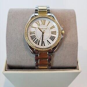 Michael Kors Kacie Three Hand Silver Dial Two Tone Steel Strap Watch for Women - MK6931 Buy Now By Michael Kors