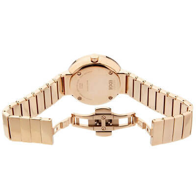 Movado Edge Rose Gold Dial Rose Gold Steel Strap Watch for Women - 3680013 Buy Now By Movado