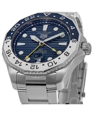 Tag Heuer Aquaracer Professional 300 GMT Automatic Blue Dial Silver Steel Strap Watch for Men - WBP2010.BA0632 Buy Now By Tag Heuer