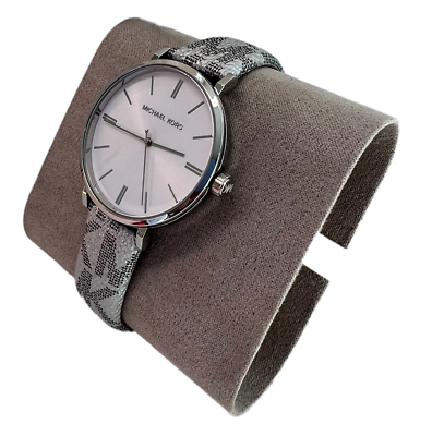 Michael Kors Addyson Quartz White Dial Gray Leather Strap Watch for Women - MK2951 Buy Now By Michael Kors