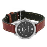 Coach Delancey Black Dial Brown Leather Strap Watch for Women - 14502792 Buy Now By Coach
