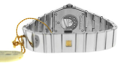 Omega Constellation Quartz Diamonds Silver Dial Silver Steel Strap Watch for Women - 123.15.27.60.55.004 Buy Now By Omega