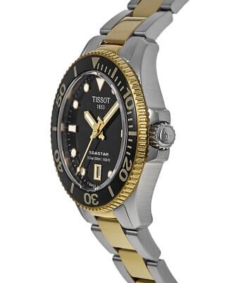 Tissot Seastar 1000 Black Dial Two Tone Steel Strap Watch for Women - T120.210.22.051.00 Buy Now By Tissot