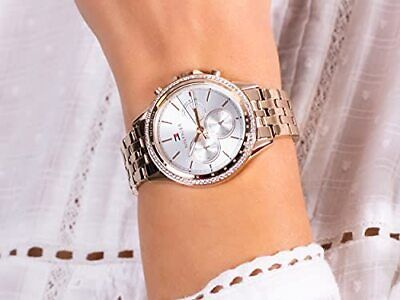 Tommy Hilfiger Ari Diamonds Silver Dial Rose Gold Steel Strap Watch for Women - 1781978 Buy Now By Tommy Hilfiger