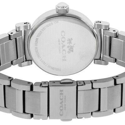 Coach Madison White Dial Silver Steel Strap Watch for Women - 14502394 Buy Now By Coach