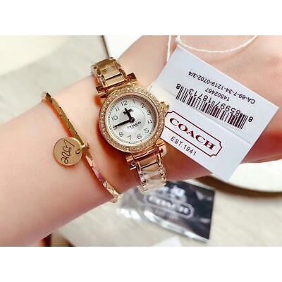 Coach Madison White Dial Gold Steel Strap Watch for Women - 14502403 Buy Now By Coach