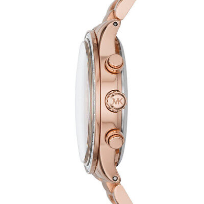 Michael Kors Brinkley Rose Gold Dial Rose Gold Steel Strap Watch for Women - MK6204 Buy Now By Michael Kors