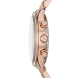 Michael Kors Brinkley Rose Gold Dial Rose Gold Steel Strap Watch for Women - MK6204 Buy Now By Michael Kors
