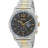 Hugo Boss Professional Black Dial Two Tone Steel Strap Watch for Men - 1513529 Buy Now By Hugo Boss