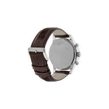 Hugo Boss Grand Prix Grey Dial Brown Leather Strap Watch for Men - 1513476 Buy Now By Hugo Boss