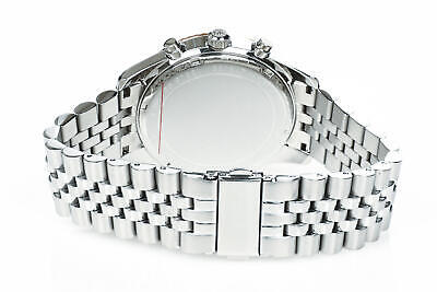 Michael Kors Lexington Chronograph Brown Dial Silver Steel Strap Watch For Men - MK8732 Buy Now By Michael Kors