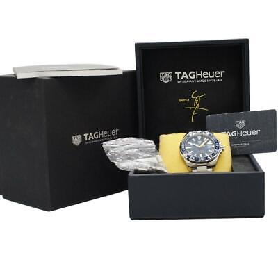 Tag Heuer Aquaracer Caliber 5 Match Timer Shinji Kagawa Edition Blue Dial Silver Steel Strap Watch for Men - WAY201H.BA0927 Buy Now By Tag Heuer