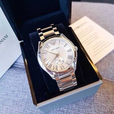 Emporio Armani Dress Quartz Silver Dial Silver Steel Strap Watch For Men - AR11084 Buy Now By Emporio Armani