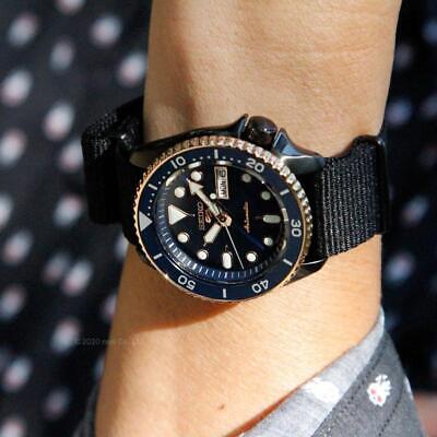 Seiko 5 Sports Automatic Blue Dial Black NATO Strap Watch for Men - SBSA098 Buy Now By Seiko