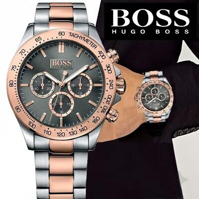 Hugo Boss Ikon Grey Dial Two Tone Steel Strap Watch for Men - 1513339 Buy Now By Hugo Boss