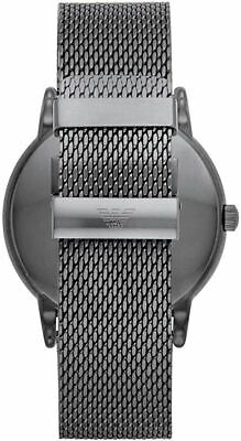 Emporio Armani Luigi Quartz Blue Dial Grey Mesh Bracelet Watch For Men - AR11053 Buy Now By Emporio Armani