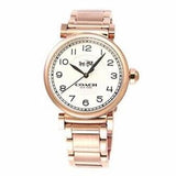Coach Madison White Dial Rose Gold Steel Strap Watch for Women - 14502395 Buy Now By Coach