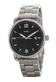 Fossil The Commuter Black Dial Silver Steel Strap Watch for Men - FS5391 Buy Now By Fossil