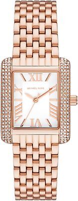 Michael Kors Emery Three-Hand White Dial Rose Gold Steel Strap Watch for Women - MK4743 Buy Now By Michael Kors